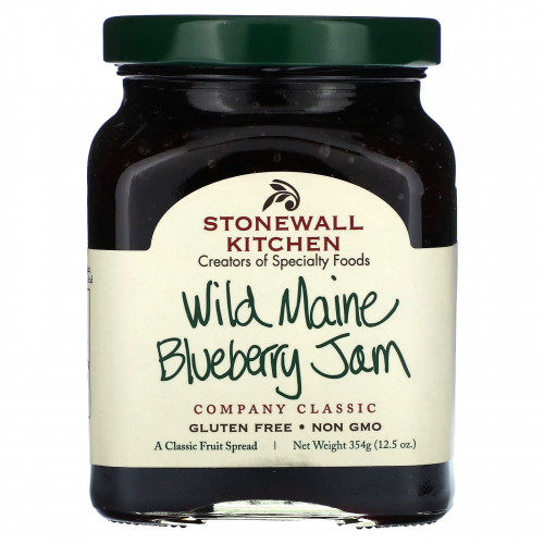 Stonewall Kitchen, Wild Maine Blueberry Jam, 12.5 oz (354 g)