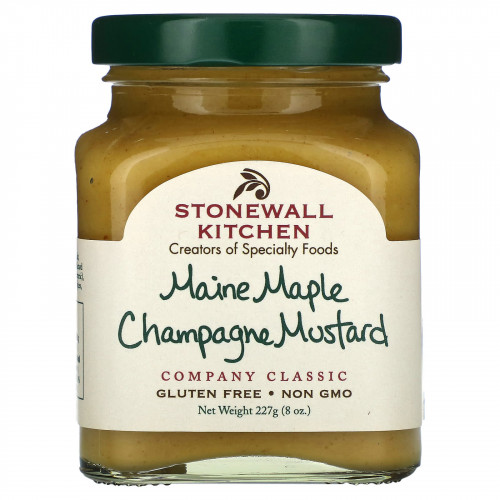 Stonewall Kitchen, Maine Maple Champagne Mustard, 8 oz (227 g)