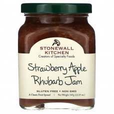 Stonewall Kitchen, Strawberry Apple Rhubarb Jam, 12.25 oz (347 g)