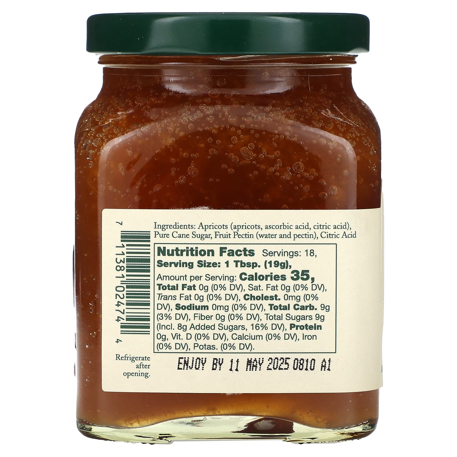 Stonewall Kitchen, Apricot Jam, 12.25 oz (347 g)