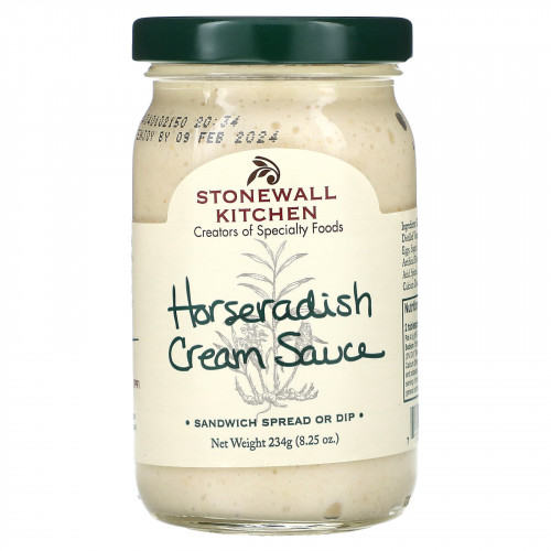 Stonewall Kitchen, сливочный соус с хреном, 234 г (8,25 унции)