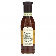 Stonewall Kitchen, Smokey Peach Whiskey Sauce, 11 fl oz (330 ml)