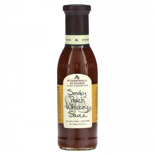 Stonewall Kitchen, Smokey Peach Whiskey Sauce, 11 fl oz (330 ml)