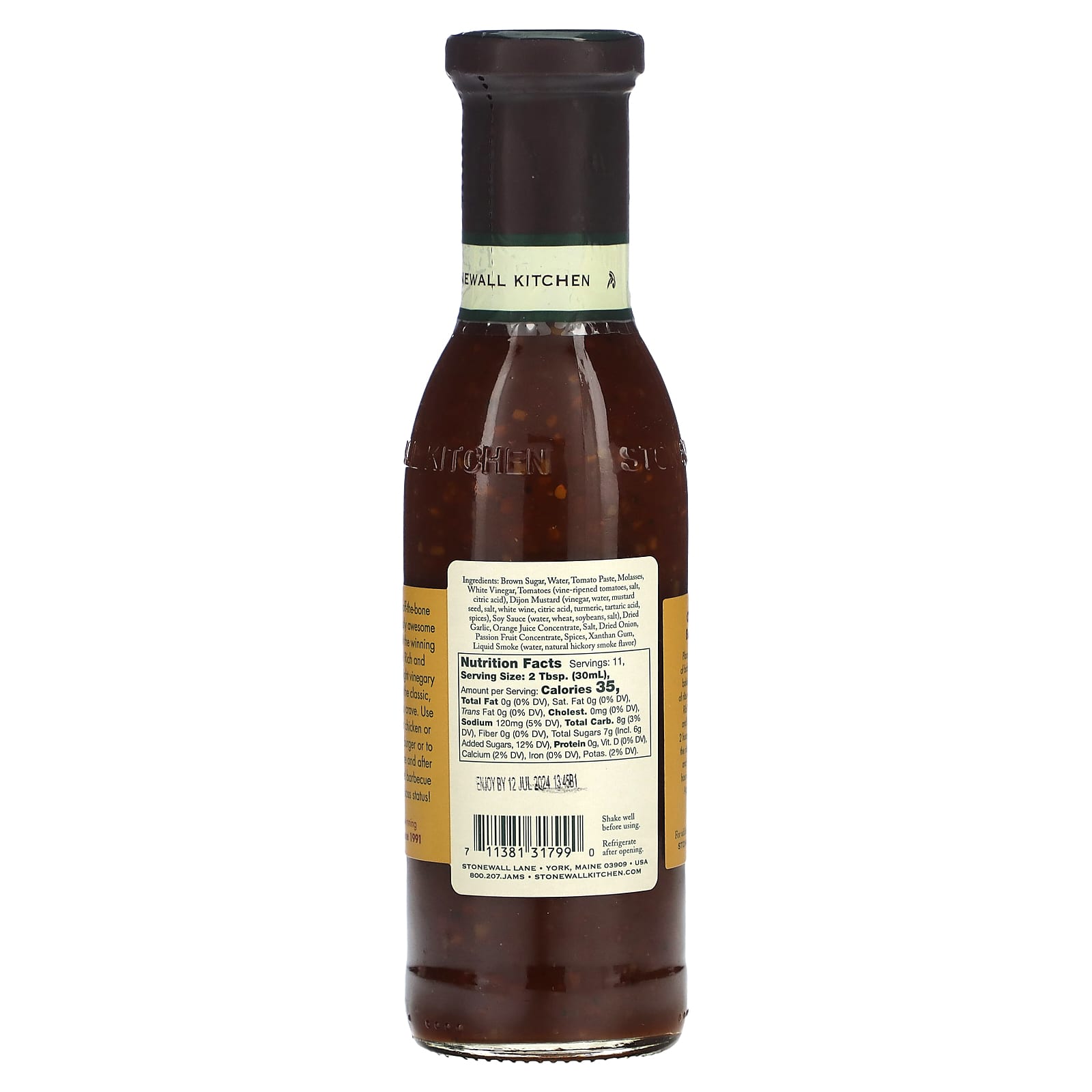 Stonewall Kitchen, Baby Back Rib Sauce, 11 fl oz (330 m)