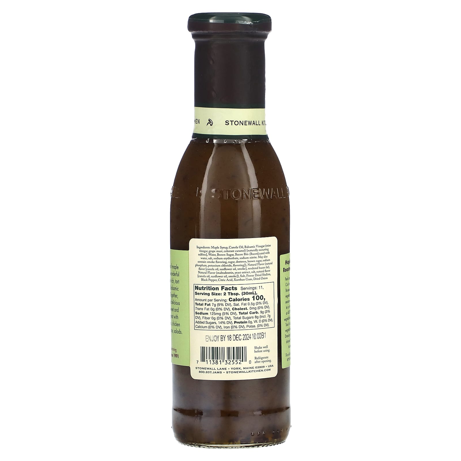 Stonewall Kitchen, Maple Bacon Balsamic Dressing, 11 fl oz (330 ml)