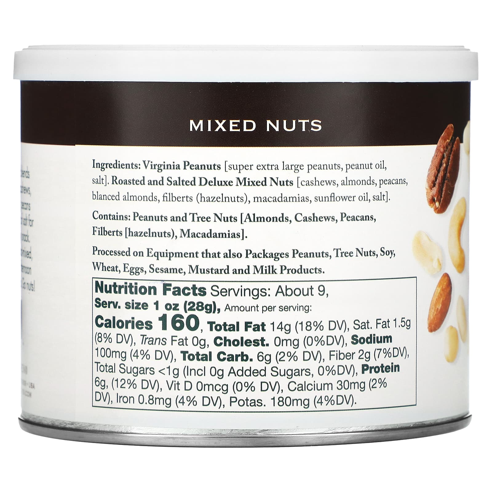 Stonewall Kitchen, Mixed Nuts, 9 oz (255 g)