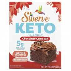 Swerve, смесь для шоколадного торта, подходящая для кетодиеты, 300 г (10,6 унции)
