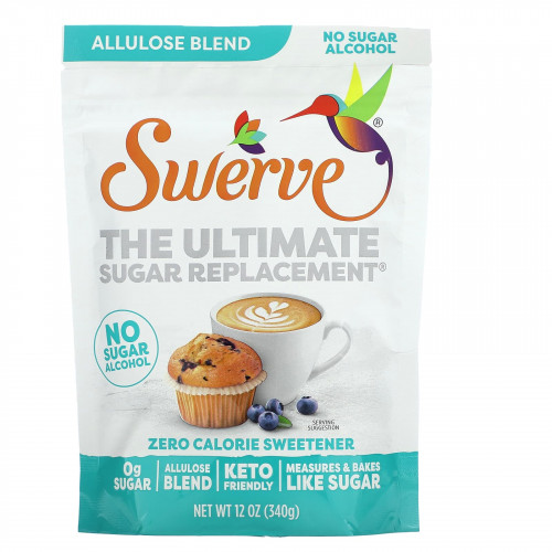 Swerve, The Ultimate Sugar Replacement, смесь аллулозы, 340 г (12 унций)