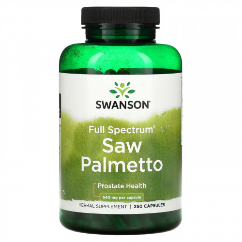 Swanson, Full Spectrum Saw Palmetto, 540 мг, 250 капсул