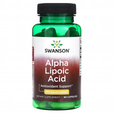 Swanson, Альфа-липоевая кислота, 600 мг, 60 капсул