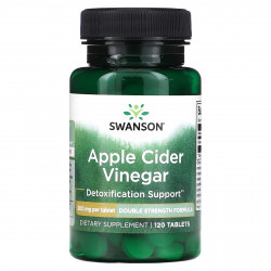 Swanson, яблочный уксус, 200 мг, 120 таблеток