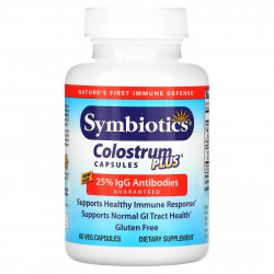 Symbiotics, Колострум Плюс, 60 капсул