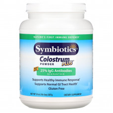 Symbiotics, Colostrum Plus, молозиво в порошке, 597 г (1,3 фунта)