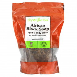 Sky Organics, африканское черное мыло, 454 г (16 жидк. унций)