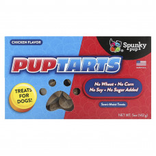 Spunky Pup, PupTarts, лакомства для собак, с курицей, 142 г (5 унций)