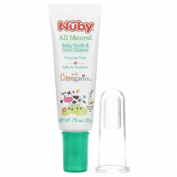 Dr. Talbot's, All Natural, детское средство для чистки зубов и десен, от 0 месяцев, гель со вкусом ванильного молока, набор из 2 предметов