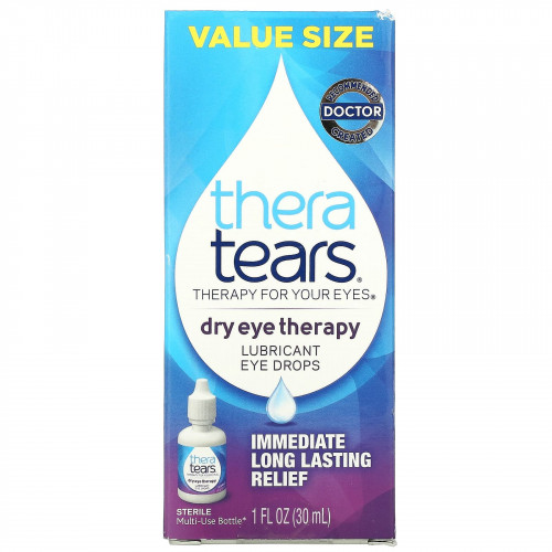 TheraTears, Dry Eye Therapy, глазные капли со смазкой, 30 мл (1 жидк. Унция)