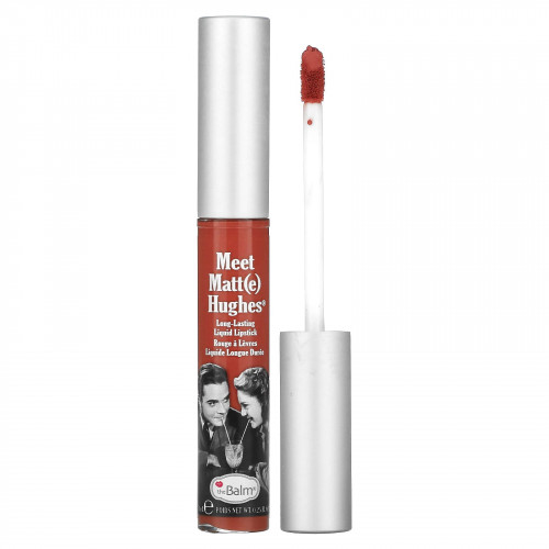 theBalm Cosmetics, Meet Matt(e) Hughes, стойкая жидкая помада, оттенок Committed, 7,4 мл