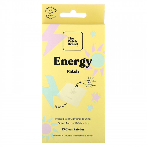 The Patch Brand, Energy Patch, патч для энергии, 15 очищающих патчей