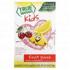 True Citrus, True Lemon, смесь для детских напитков, фруктовый пунш, 10 пакетиков по 3,9 г (0,14 унции)