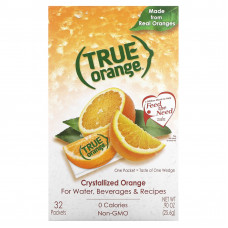 True Citrus, True Orange, кристаллизованный апельсин, 25,6 г (0,90 унции)