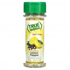 True Citrus, True Lemon, Кристаллизованный лимон и перец, Без соли, 2,12 унц. (60 г)