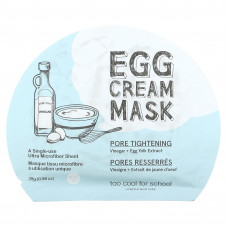 Too Cool for School, Egg Cream, маска для сужения пор, 1 шт., 28 г (0,98 унции)