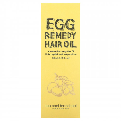 Too Cool for School, Egg Remedy, масло для волос, 100 мл (3,38 жидк. унции)