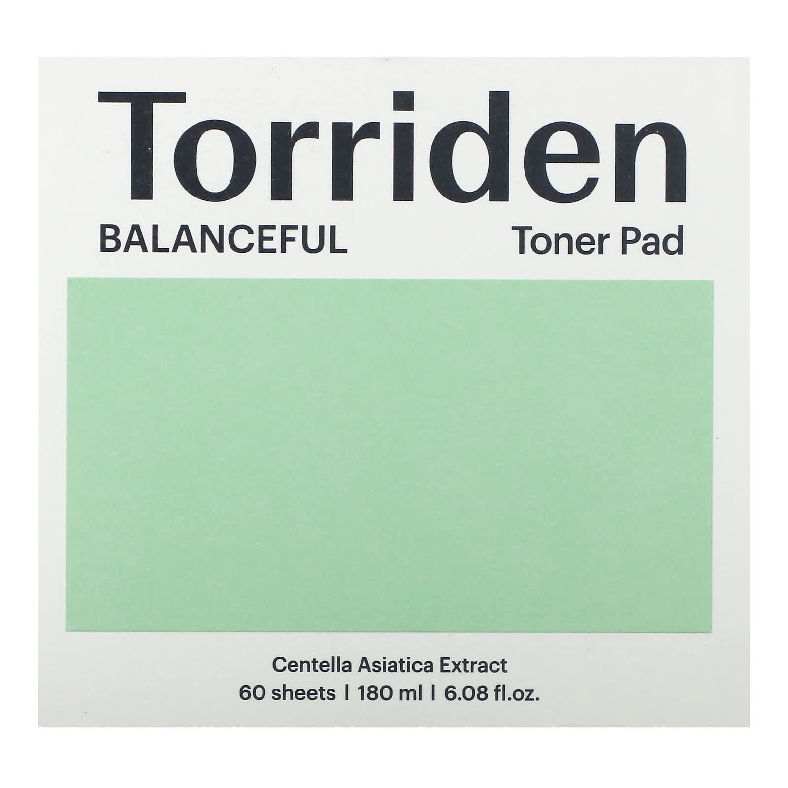 Torriden, Balanceful Cica Toner Pad, 60 листов, 180 мл (6,08 жидк. Унции)