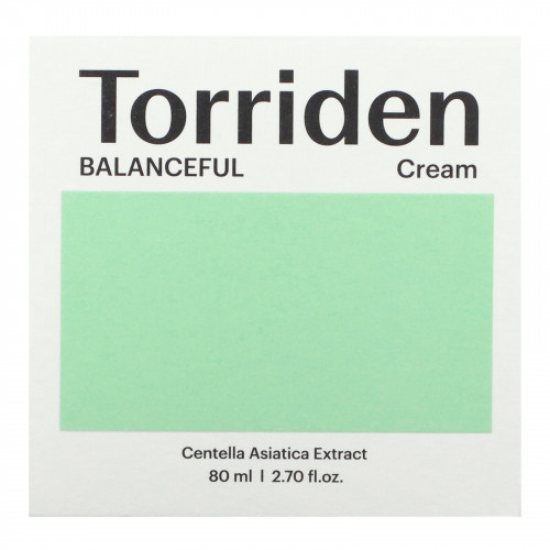 Torriden, Balanceful, крем с экстрактом центеллы азиатской, 80 мл (2,70 жидк. Унции)