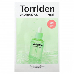 Torriden, Balanceful Cica Beauty Mask, маска из 10 листов, 25 мл (0,84 жидк. Унции)