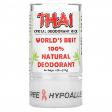 Thai Deodorant Stone, Дезодорант-стик Thai Crystal, 4,25 унции (120 г)