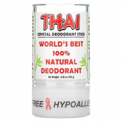 Thai Deodorant Stone, Дезодорант-стик Thai Crystal, 4,25 унции (120 г)