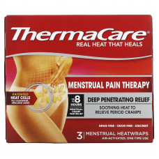ThermaCare, Mentrual Pain Therapy, 3 менструальных обертывания