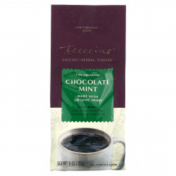Teeccino, Органический цикорий и травяной «кофе», шоколад и мята, легкая обжарка, без кофеина, 312 г (11 унций)