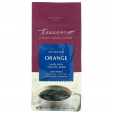 Teeccino, травяной кофе из цикория, апельсин, легкая обжарка, без кофеина, 312 г (11 унций)