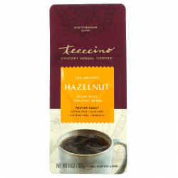 Teeccino, травяной кофе из цикория, средней прожарки, без кофеина, фундук, 312 г (11 унций)