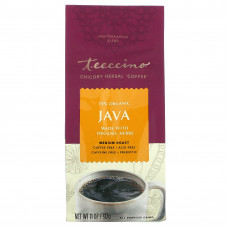 Teeccino, Травяной кофе из цикория, Java, средней обжарки, без кофеина, 312 г (11 унций)