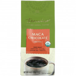 Teeccino, органический травяной кофе из цикория, шоколад и мака, темная обжарка, без кофеина, 312 г (11 унций)