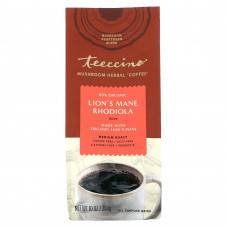 Teeccino, Травяной кофе с грибами, родиола из львиной гривы, средней обжарки, без кофеина, 284 г (10 унций)