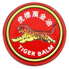 Tiger Balm, Обезболивающий бальзам, белый, средняя сила, 0,14 унции (4 г)
