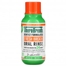 TheraBreath, Ополаскиватель для рта Fresh Breath, мягкий вкус мяты, 3 жидких унции (88,7 мл)
