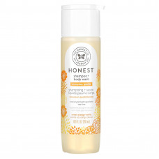The Honest Company, Нежный шампунь на каждый день + гель для душа, сладкий апельсин и ваниль, 295 мл (10,0 жидк. Унции)