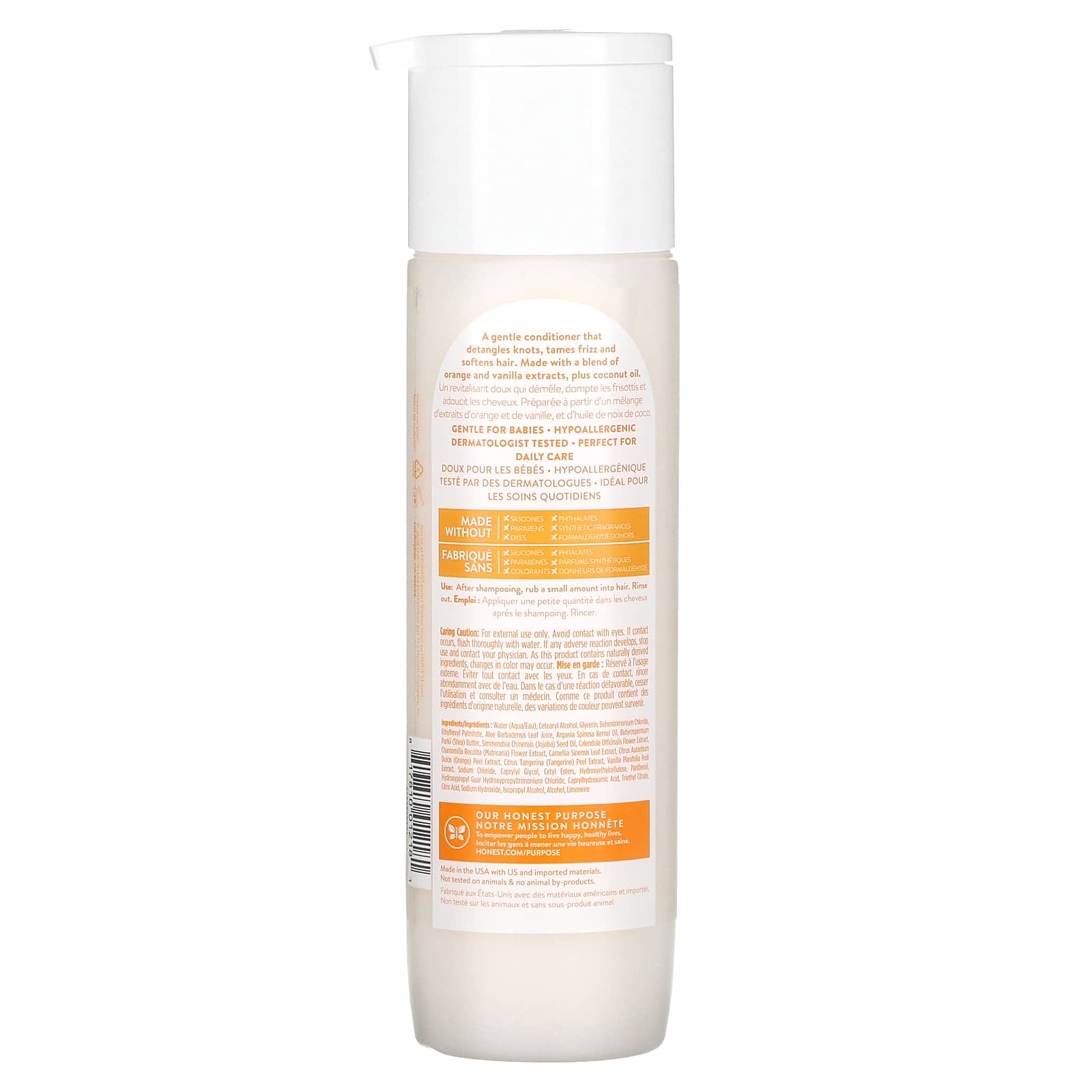 The Honest Company, Everyday Gentle Conditioner, сладкий апельсин и ваниль, 295 мл (10,0 жидк. Унции)