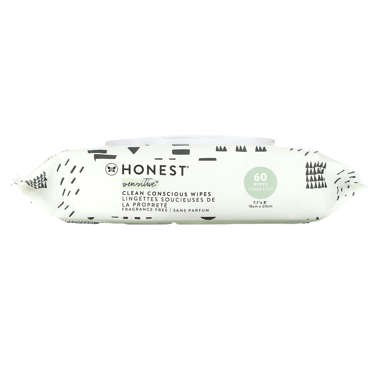 The Honest Company, Салфетки Sensitive Clean Conscious, без отдушек, 60 салфеток