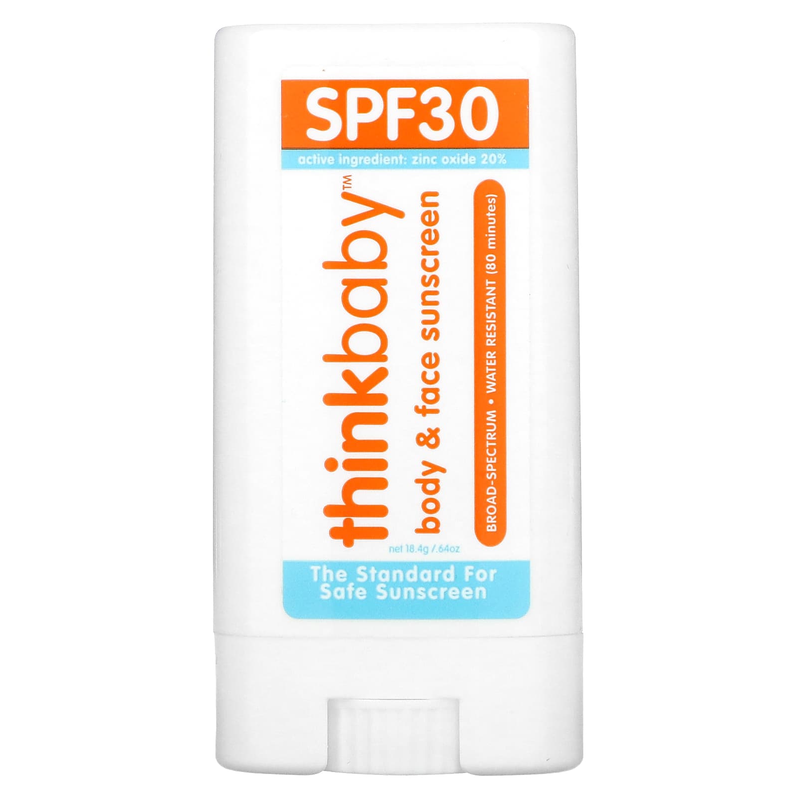 think, Thinkbaby, солнцезащитное средство в виде стика, SPF 30, 18,4 г (0,64 унции)