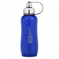 think, Thinksport, герметичная бутылка для спортсменов, синяя, 25 унций (750 мл)
