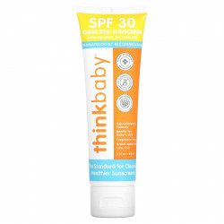 think, Thinkbaby, солнцезащитное средство с цинком, SPF 30, 89 мл (3 жидк. Унции)