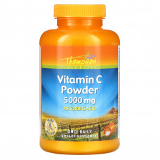 Thompson, Витамин C в порошке, 5000 мг, 8 унций