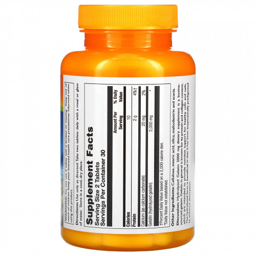Thompson, Гидролизованный желатин, 1000 мг, 60 таблеток